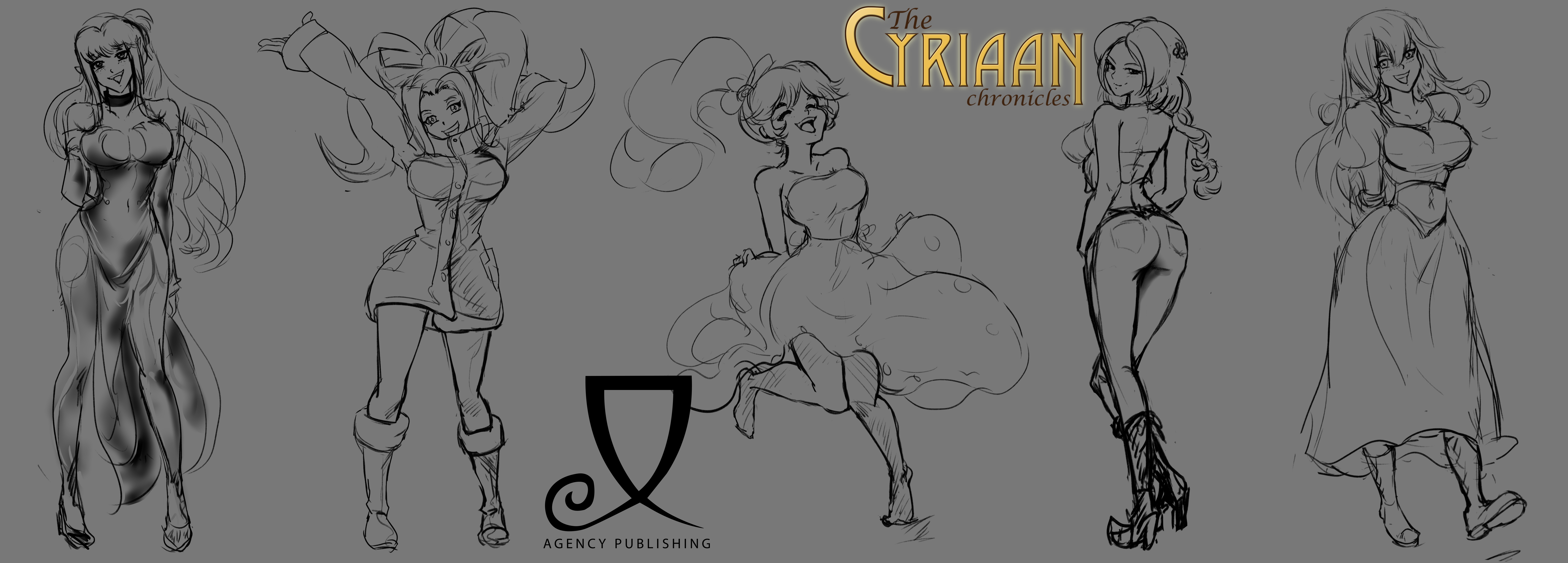 outfit sketches tickling